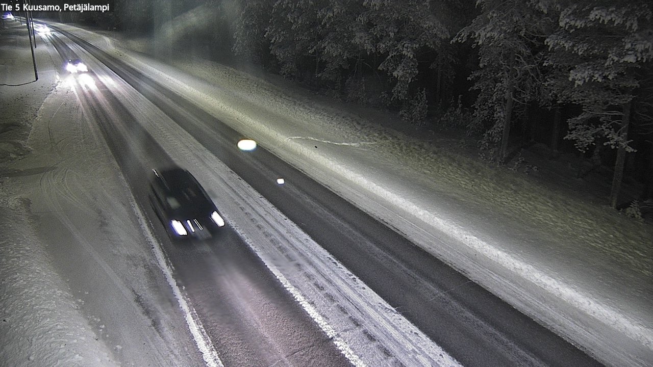 Kelikamerat Kuva Tie 5 Kuusamo, Petäjälampi, Kuusamo, Pohjois-Pohjanmaa