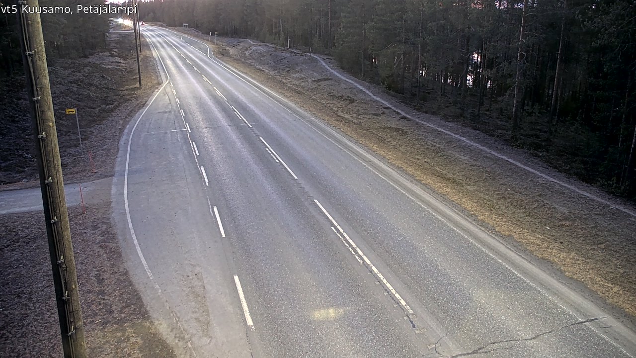Kelikamerat Kuva Tie 5 Kuusamo, Petäjälampi, Kuusamo, Pohjois-Pohjanmaa