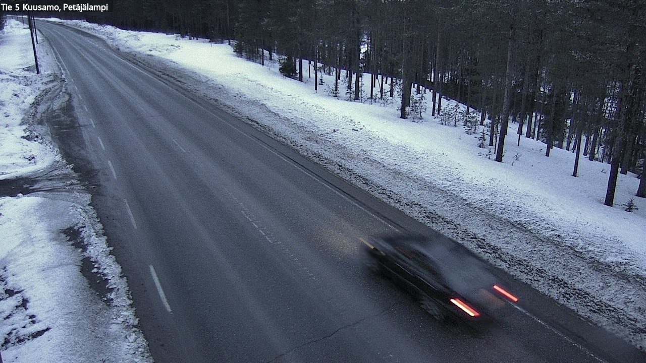 Kelikamerat Kuva Tie 5 Kuusamo, Petäjälampi, Kuusamo, Pohjois-Pohjanmaa