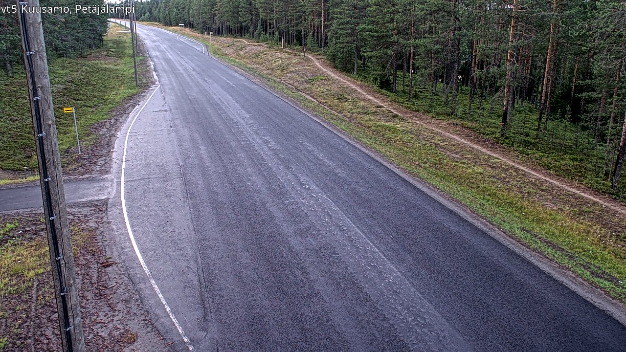 Kelikamerat Kuva Tie 5 Kuusamo, Petäjälampi, Kuusamo, Pohjois-Pohjanmaa