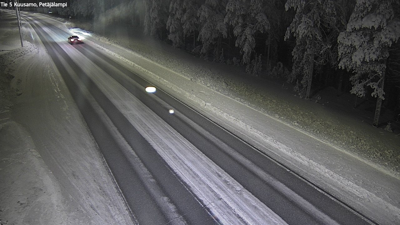 Weather Camera Image Road 5 Kuusamo, Petäjälampi, Kuusamo, Pohjois-Pohjanmaa