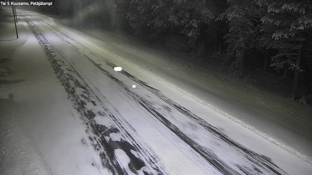 Kelikamerat Kuva Tie 5 Kuusamo, Petäjälampi, Kuusamo, Pohjois-Pohjanmaa