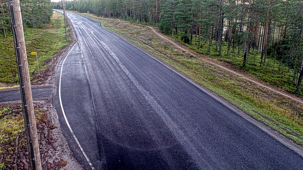 Kelikamerat Kuva Tie 5 Kuusamo, Petäjälampi, Kuusamo, Pohjois-Pohjanmaa