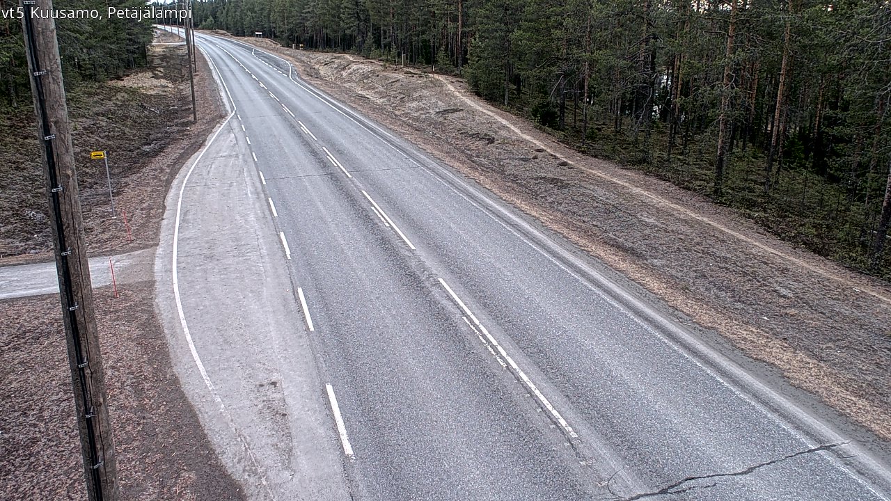 Kelikamerat Kuva Tie 5 Kuusamo, Petäjälampi, Kuusamo, Pohjois-Pohjanmaa
