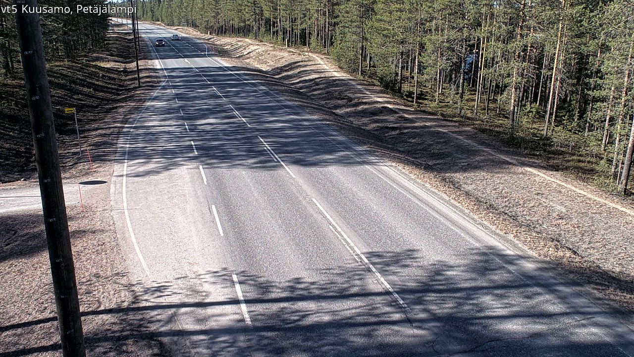 Kelikamerat Kuva Tie 5 Kuusamo, Petäjälampi, Kuusamo, Pohjois-Pohjanmaa