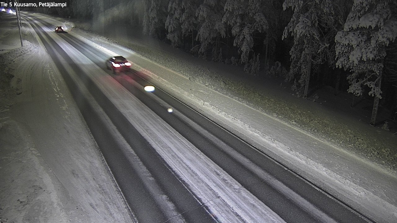 Kelikamerat Kuva Tie 5 Kuusamo, Petäjälampi, Kuusamo, Pohjois-Pohjanmaa