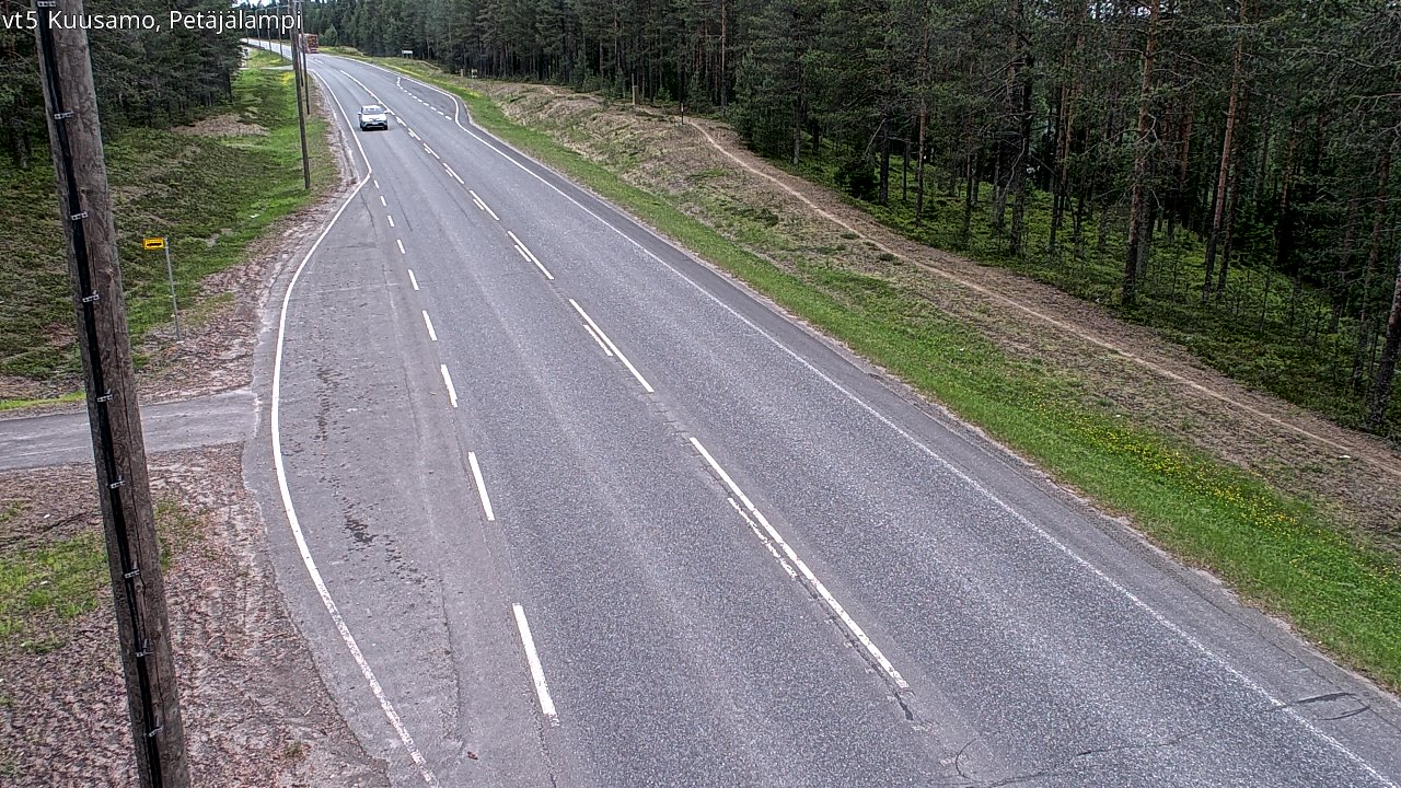 Kelikamerat Kuva Tie 5 Kuusamo, Petäjälampi, Kuusamo, Pohjois-Pohjanmaa