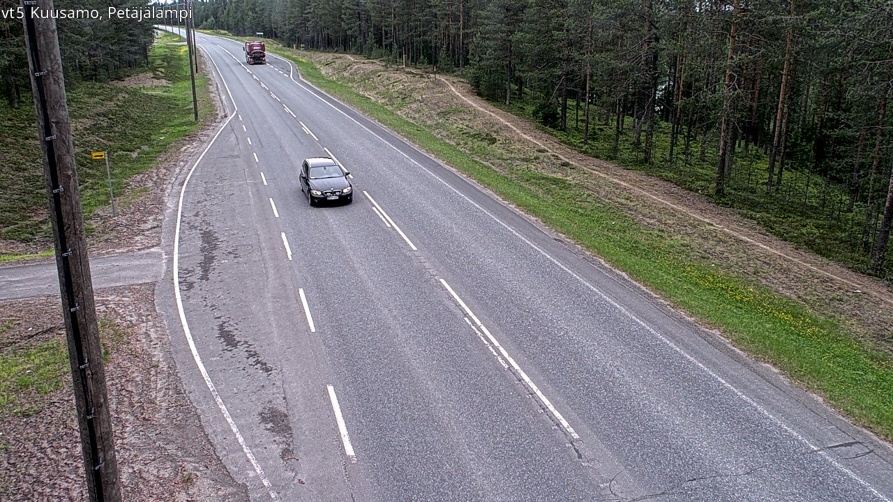 Kelikamerat Kuva Tie 5 Kuusamo, Petäjälampi, Kuusamo, Pohjois-Pohjanmaa
