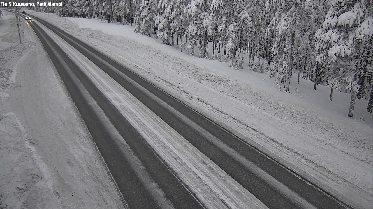 Kelikamerat Kuva Tie 5 Kuusamo, Petäjälampi, Kuusamo, Pohjois-Pohjanmaa