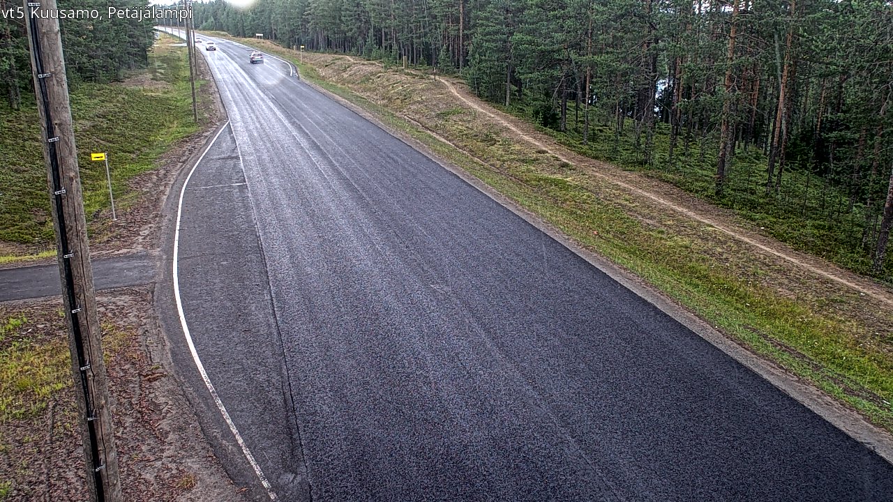 Kelikamerat Kuva Tie 5 Kuusamo, Petäjälampi, Kuusamo, Pohjois-Pohjanmaa