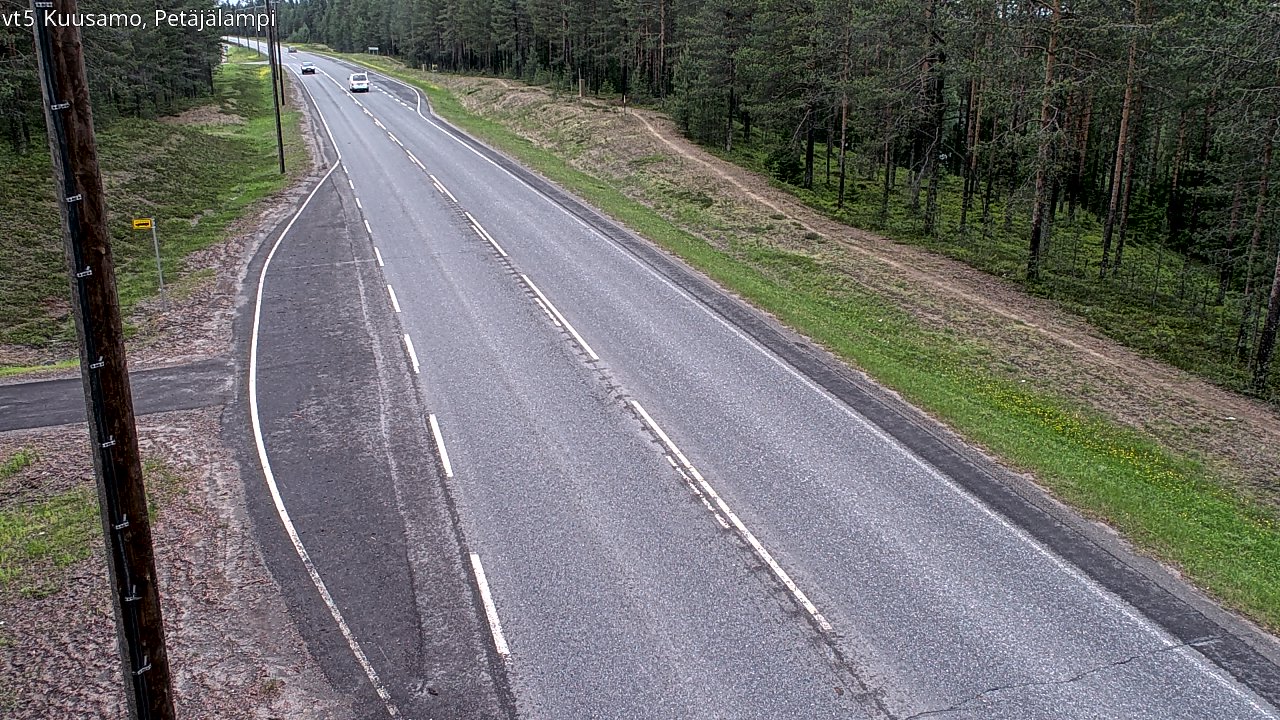 Kelikamerat Kuva Tie 5 Kuusamo, Petäjälampi, Kuusamo, Pohjois-Pohjanmaa