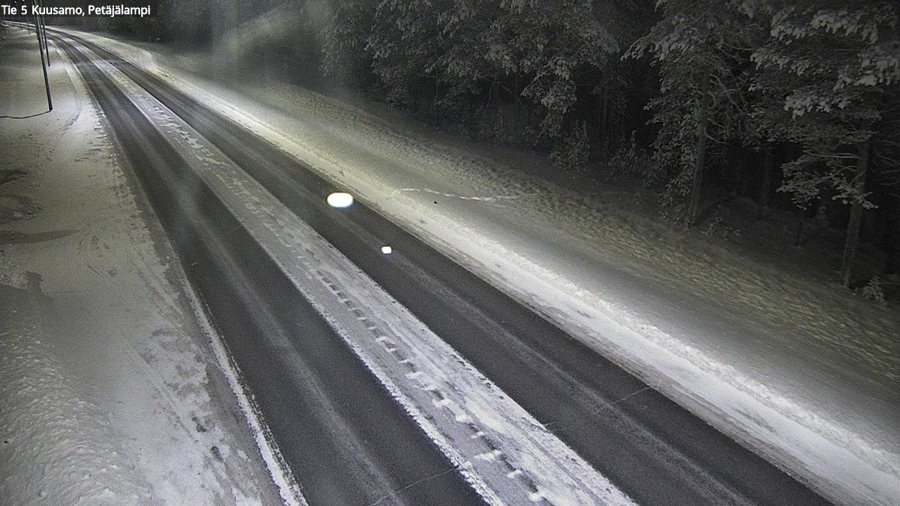 Kelikamerat Kuva Tie 5 Kuusamo, Petäjälampi, Kuusamo, Pohjois-Pohjanmaa