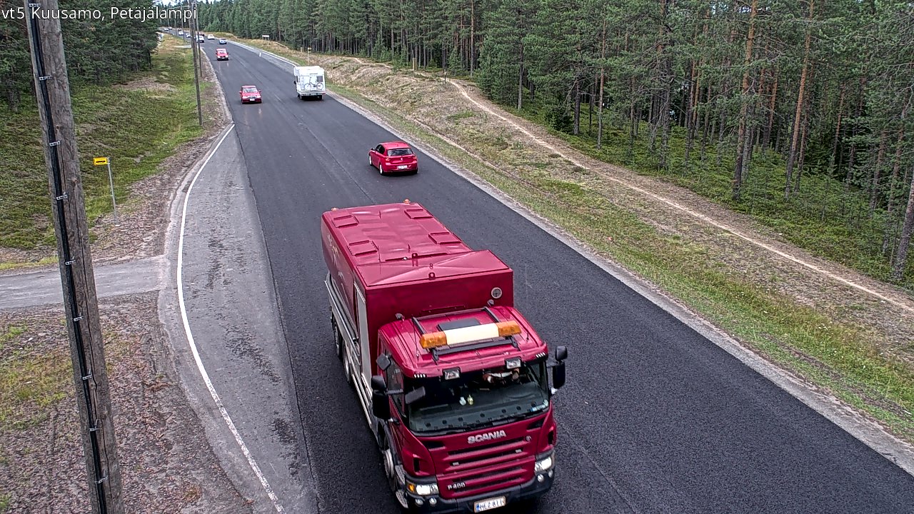 Kelikamerat Kuva Tie 5 Kuusamo, Petäjälampi, Kuusamo, Pohjois-Pohjanmaa