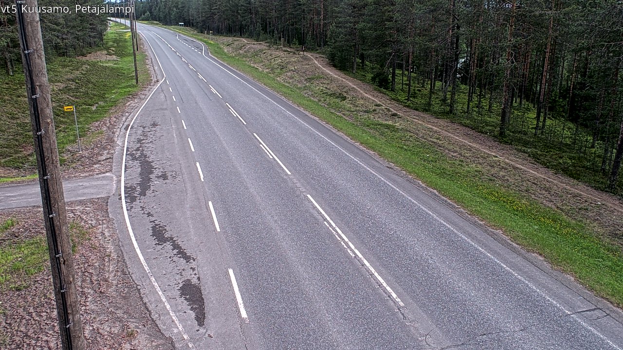 Kelikamerat Kuva Tie 5 Kuusamo, Petäjälampi, Kuusamo, Pohjois-Pohjanmaa