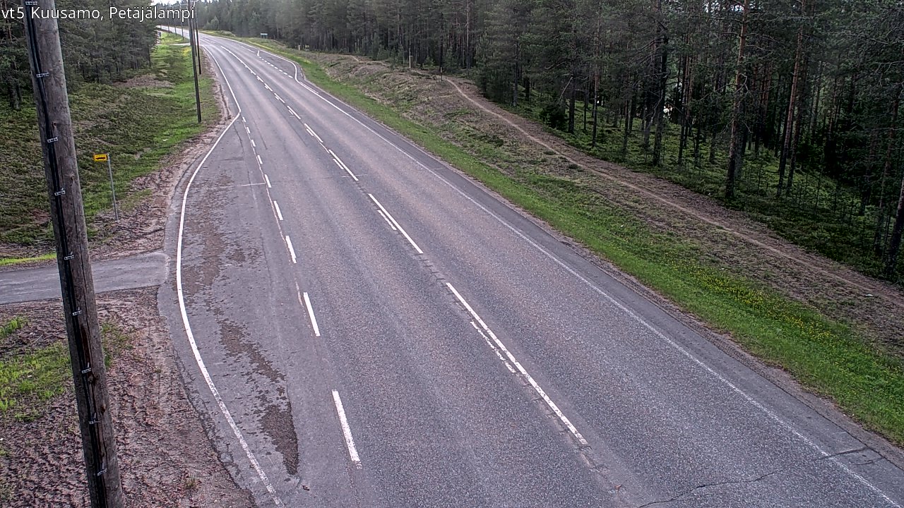Kelikamerat Kuva Tie 5 Kuusamo, Petäjälampi, Kuusamo, Pohjois-Pohjanmaa