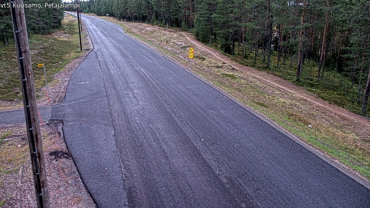 Kelikamerat Kuva Tie 5 Kuusamo, Petäjälampi, Kuusamo, Pohjois-Pohjanmaa