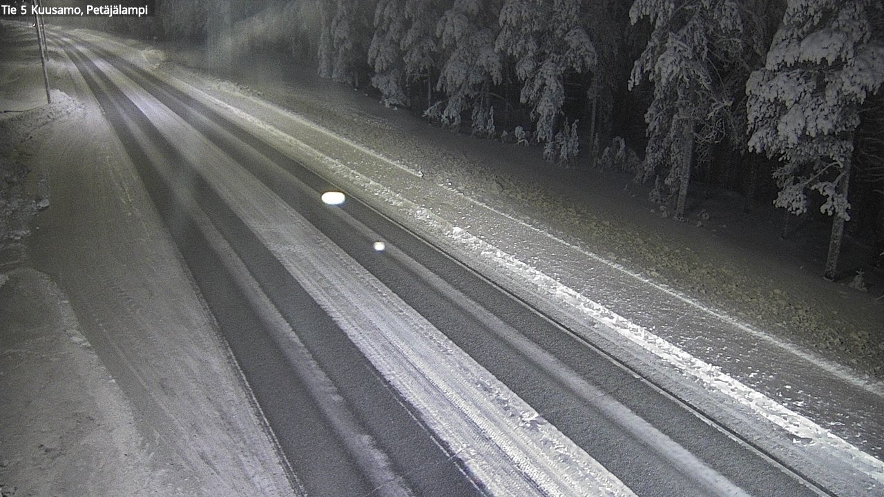 Weather Camera Image Road 5 Kuusamo, Petäjälampi, Kuusamo, Pohjois-Pohjanmaa