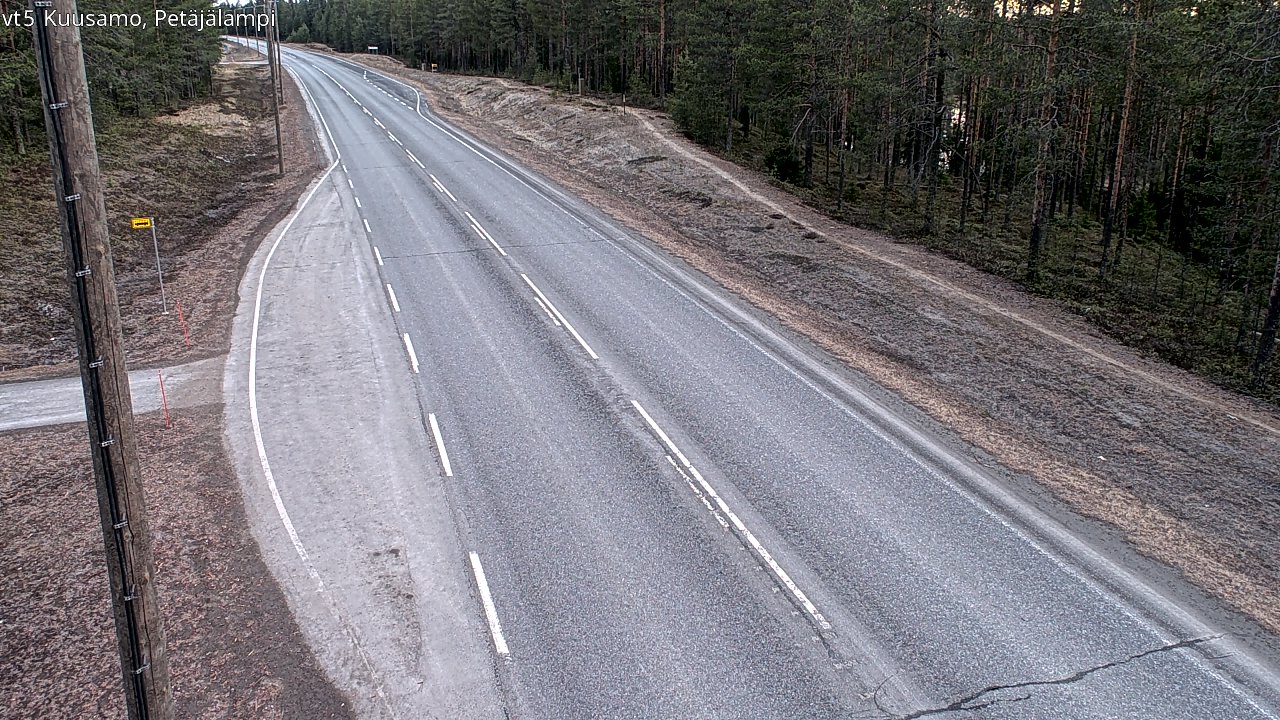 Kelikamerat Kuva Tie 5 Kuusamo, Petäjälampi, Kuusamo, Pohjois-Pohjanmaa