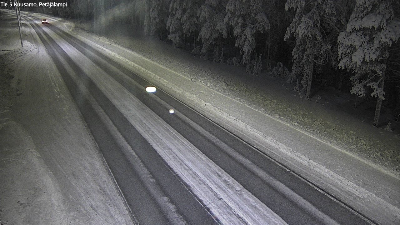 Weather Camera Image Road 5 Kuusamo, Petäjälampi, Kuusamo, Pohjois-Pohjanmaa