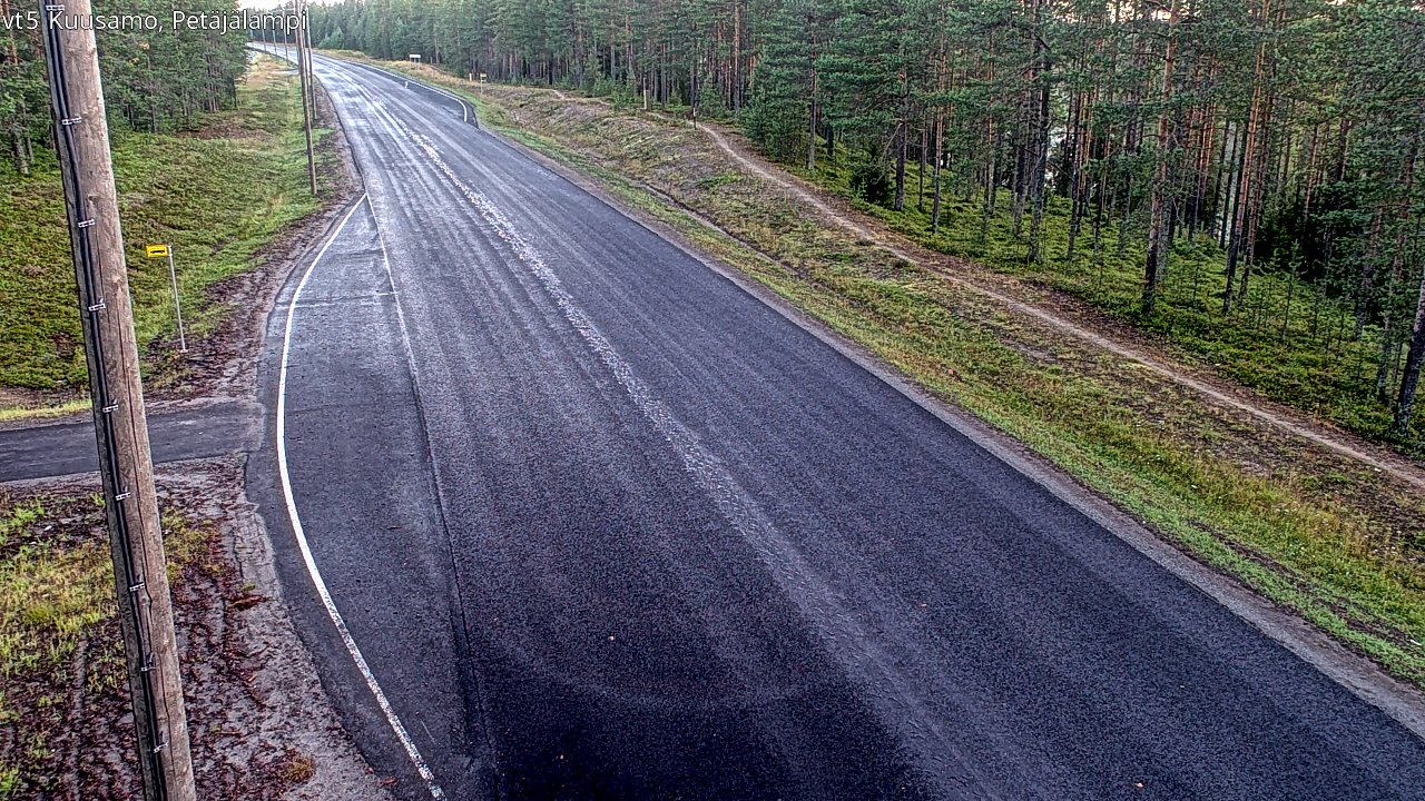 Kelikamerat Kuva Tie 5 Kuusamo, Petäjälampi, Kuusamo, Pohjois-Pohjanmaa