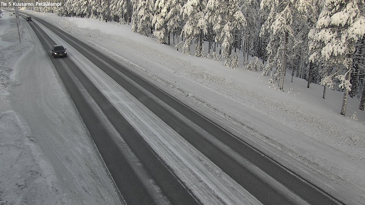 Kelikamerat Kuva Tie 5 Kuusamo, Petäjälampi, Kuusamo, Pohjois-Pohjanmaa