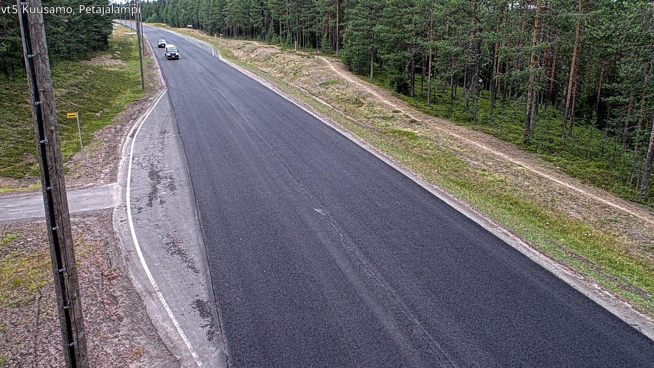 Kelikamerat Kuva Tie 5 Kuusamo, Petäjälampi, Kuusamo, Pohjois-Pohjanmaa
