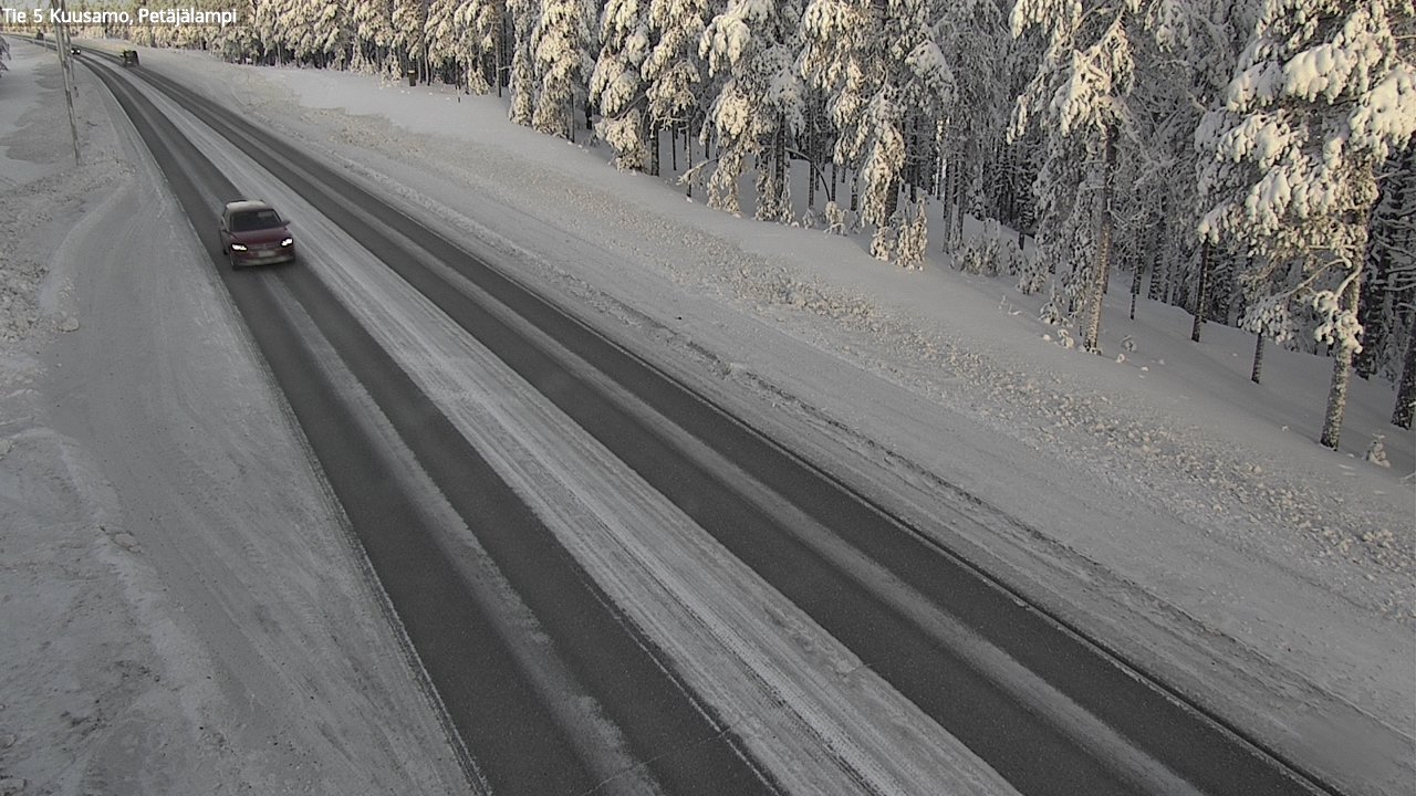 Kelikamerat Kuva Tie 5 Kuusamo, Petäjälampi, Kuusamo, Pohjois-Pohjanmaa