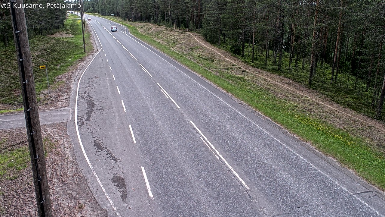 Kelikamerat Kuva Tie 5 Kuusamo, Petäjälampi, Kuusamo, Pohjois-Pohjanmaa