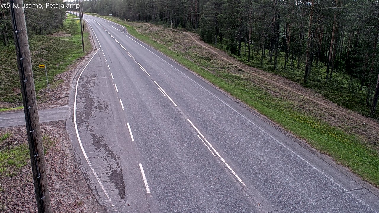 Kelikamerat Kuva Tie 5 Kuusamo, Petäjälampi, Kuusamo, Pohjois-Pohjanmaa