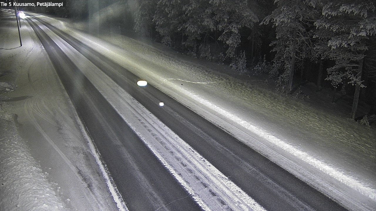 Kelikamerat Kuva Tie 5 Kuusamo, Petäjälampi, Kuusamo, Pohjois-Pohjanmaa