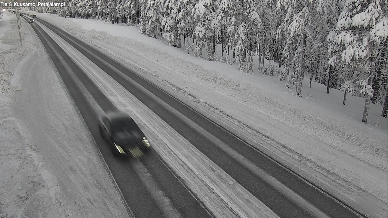 Kelikamerat Kuva Tie 5 Kuusamo, Petäjälampi, Kuusamo, Pohjois-Pohjanmaa