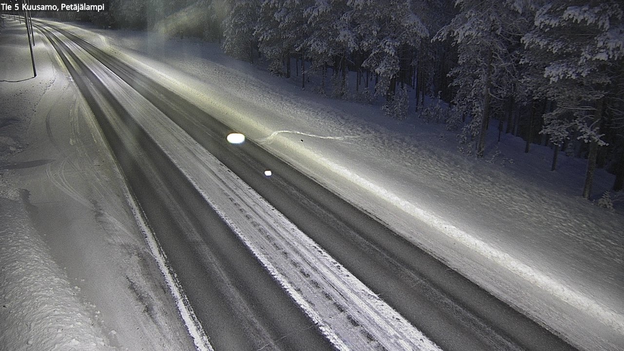 Kelikamerat Kuva Tie 5 Kuusamo, Petäjälampi, Kuusamo, Pohjois-Pohjanmaa