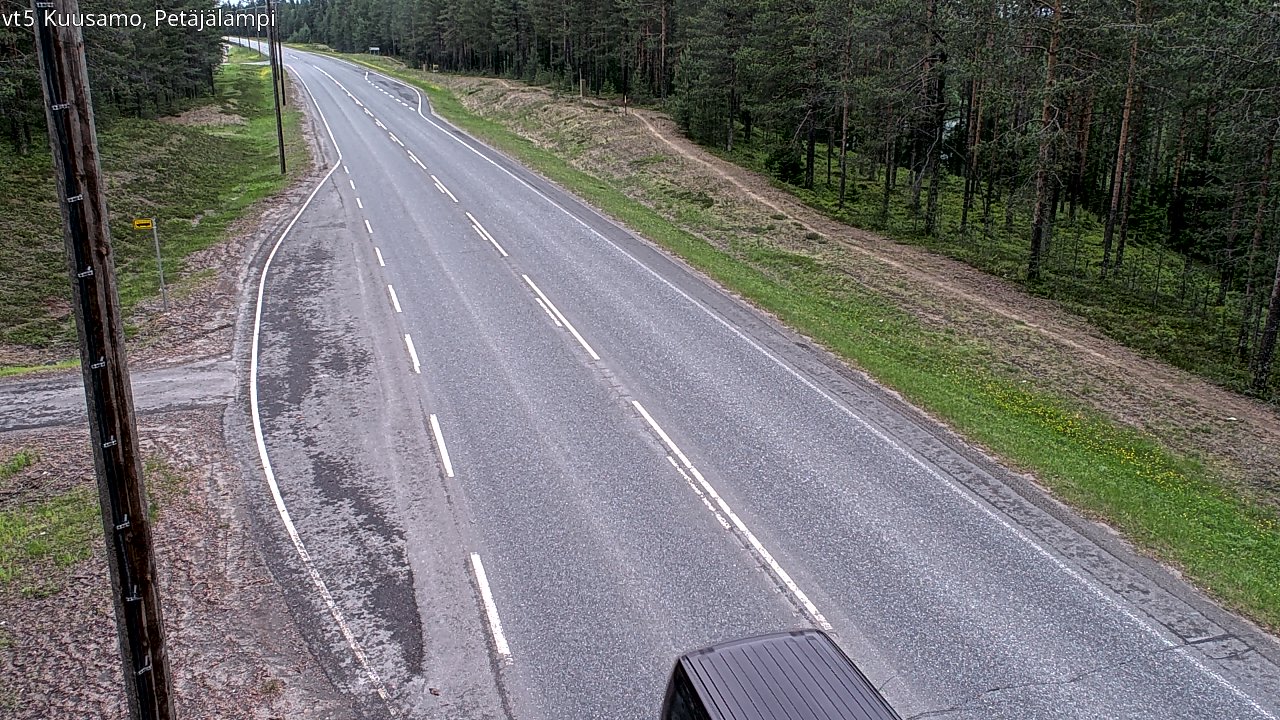 Kelikamerat Kuva Tie 5 Kuusamo, Petäjälampi, Kuusamo, Pohjois-Pohjanmaa