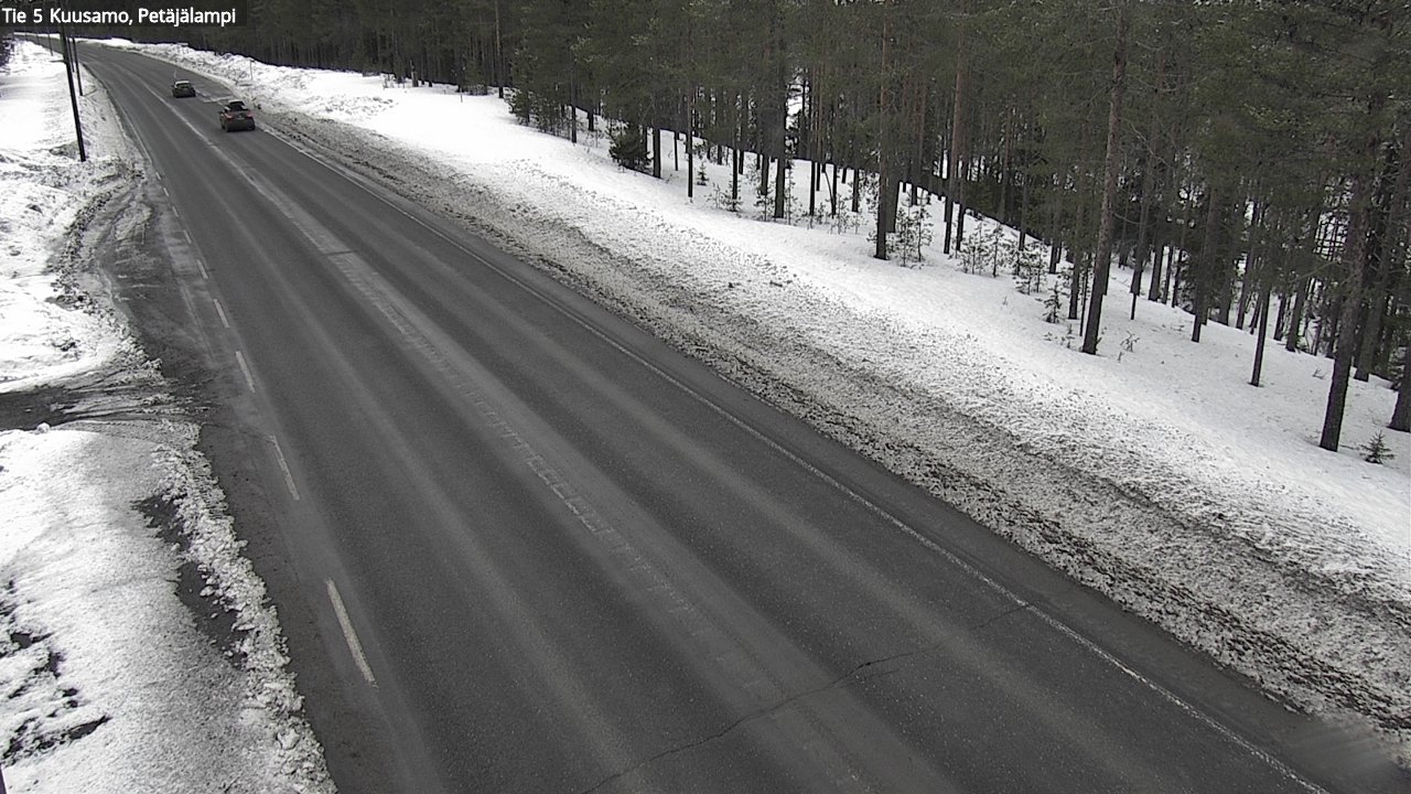 Kelikamerat Kuva Tie 5 Kuusamo, Petäjälampi, Kuusamo, Pohjois-Pohjanmaa