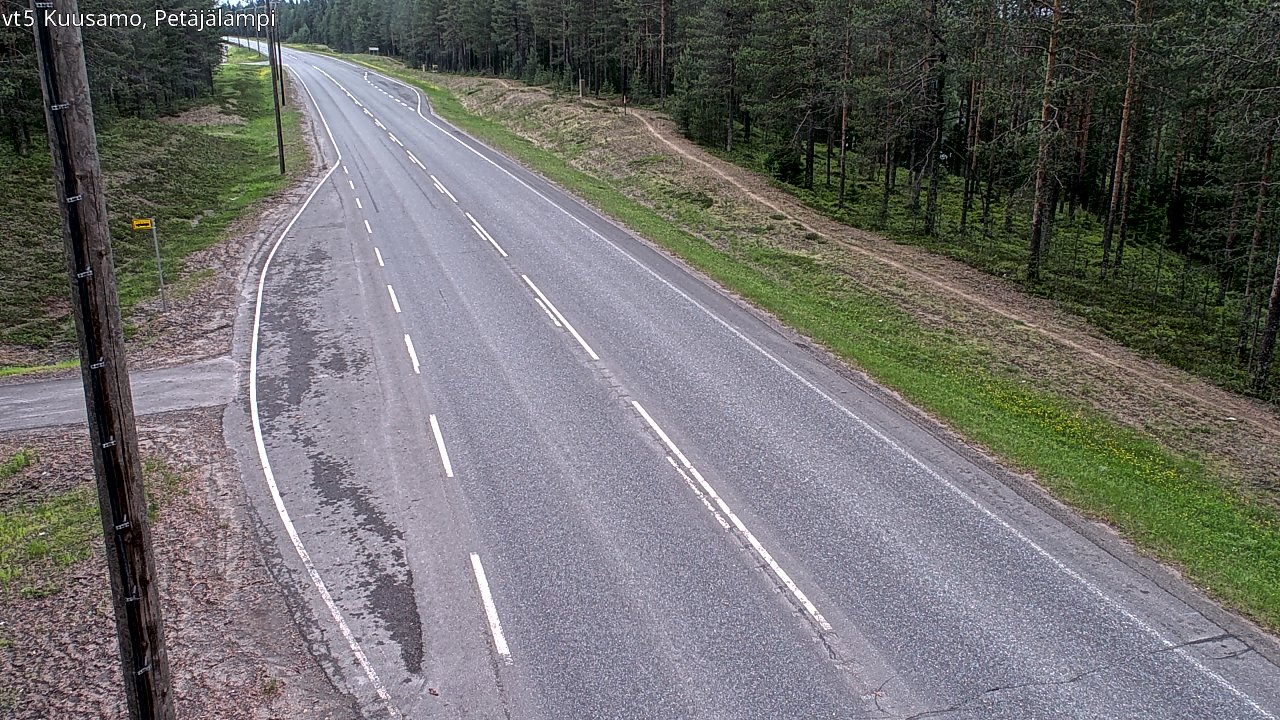Kelikamerat Kuva Tie 5 Kuusamo, Petäjälampi, Kuusamo, Pohjois-Pohjanmaa