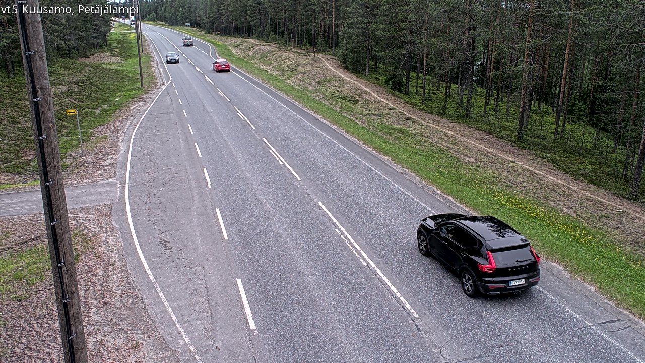 Kelikamerat Kuva Tie 5 Kuusamo, Petäjälampi, Kuusamo, Pohjois-Pohjanmaa