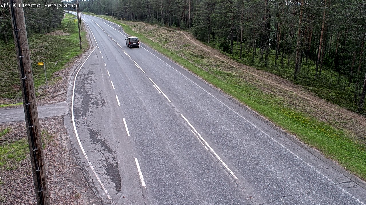 Kelikamerat Kuva Tie 5 Kuusamo, Petäjälampi, Kuusamo, Pohjois-Pohjanmaa
