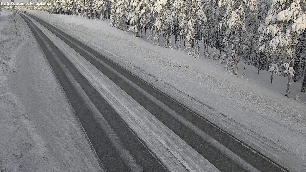 Kelikamerat Kuva Tie 5 Kuusamo, Petäjälampi, Kuusamo, Pohjois-Pohjanmaa