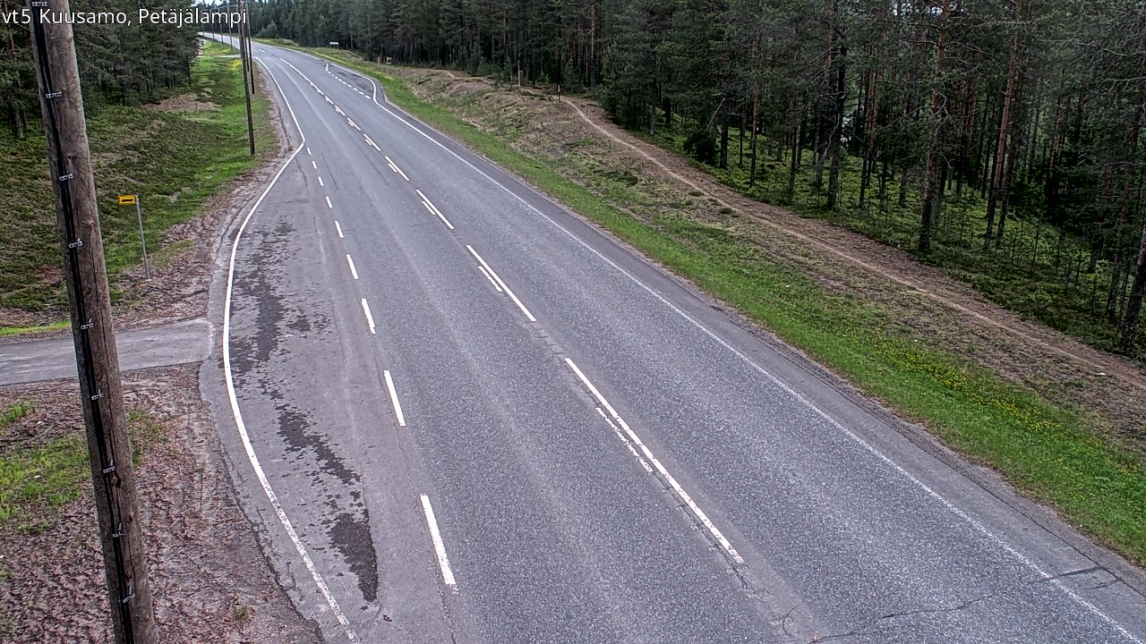 Kelikamerat Kuva Tie 5 Kuusamo, Petäjälampi, Kuusamo, Pohjois-Pohjanmaa