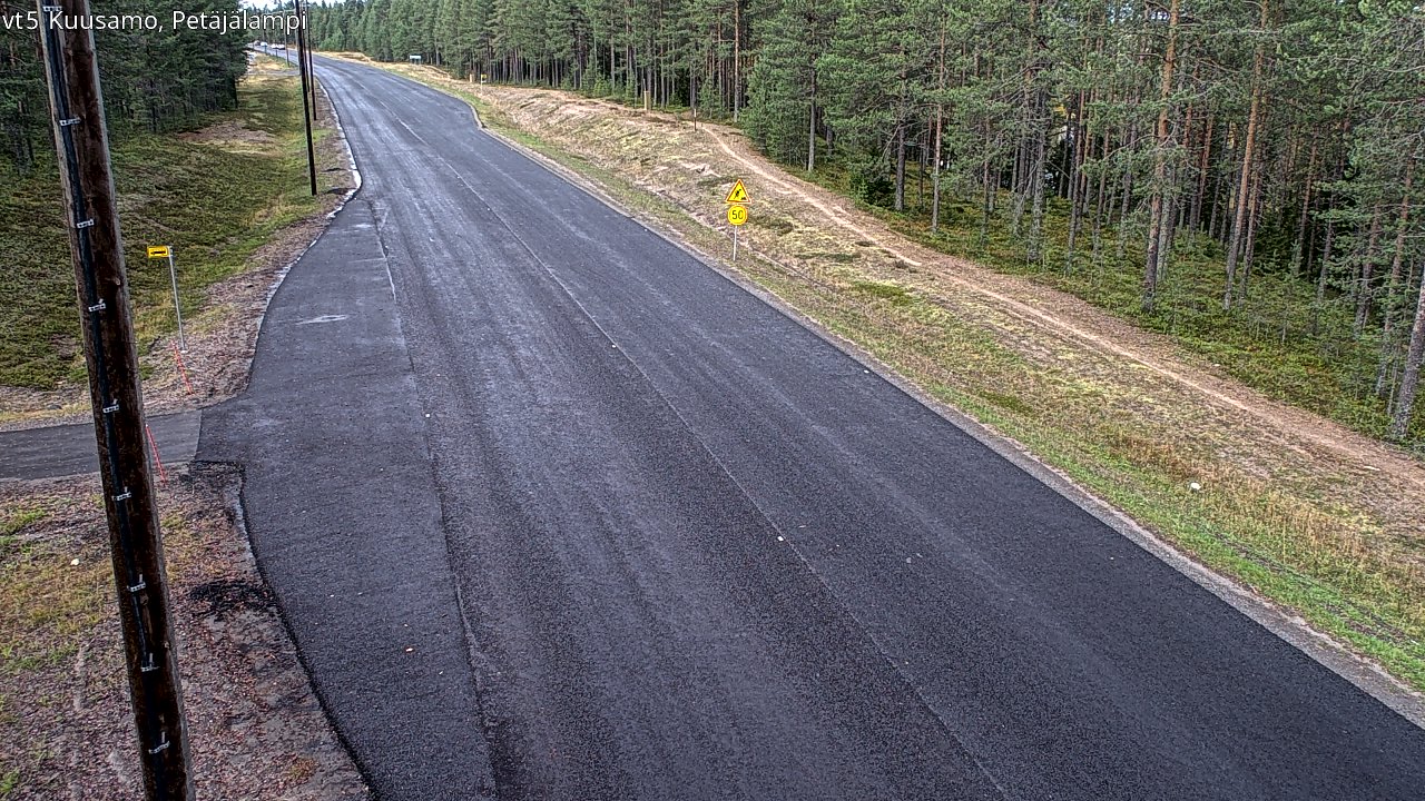 Kelikamerat Kuva Tie 5 Kuusamo, Petäjälampi, Kuusamo, Pohjois-Pohjanmaa