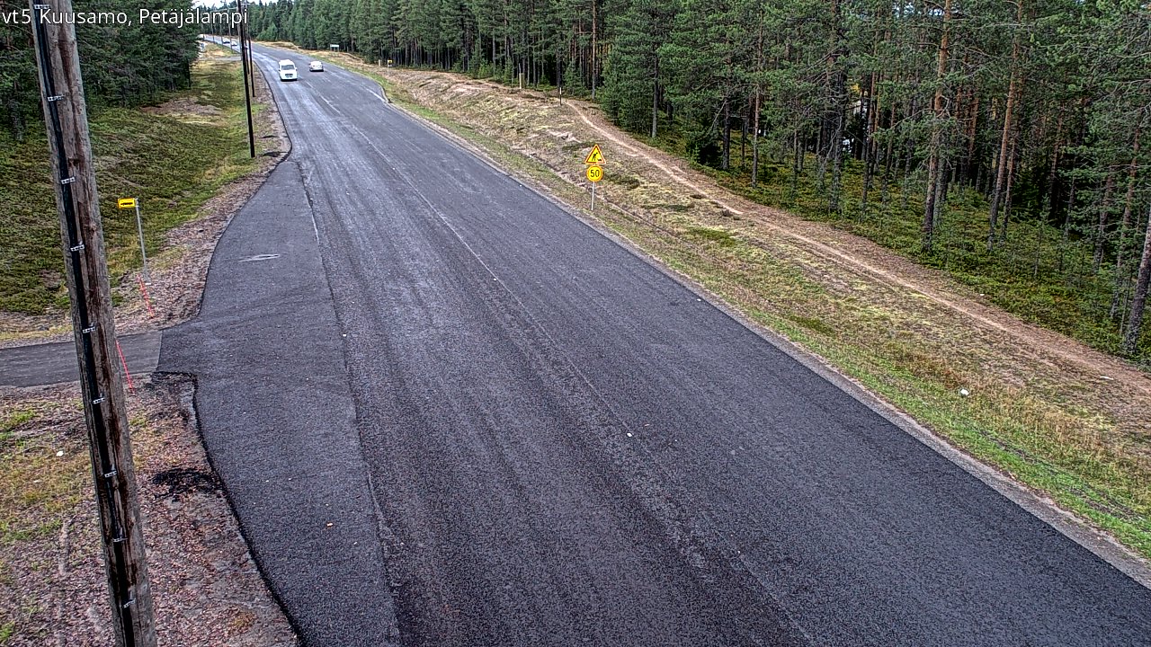 Kelikamerat Kuva Tie 5 Kuusamo, Petäjälampi, Kuusamo, Pohjois-Pohjanmaa