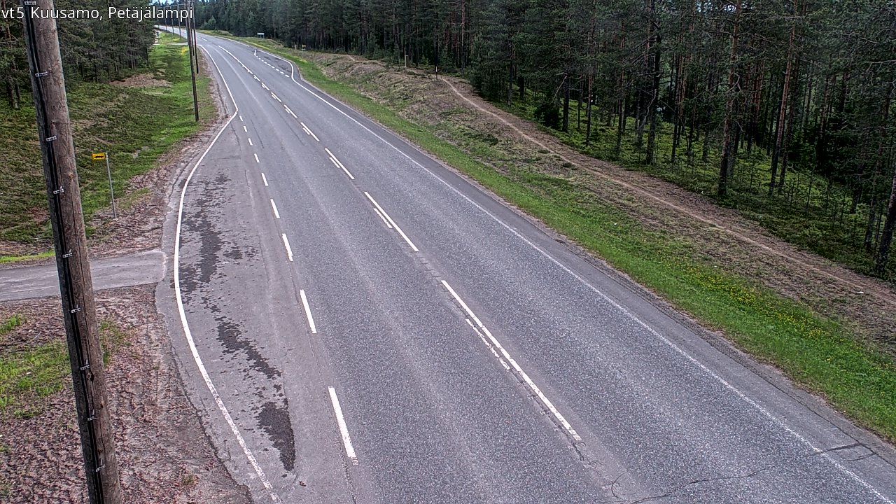 Kelikamerat Kuva Tie 5 Kuusamo, Petäjälampi, Kuusamo, Pohjois-Pohjanmaa
