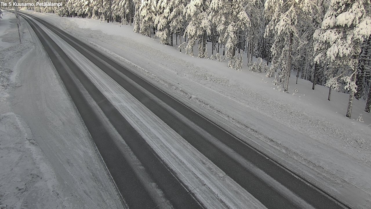 Kelikamerat Kuva Tie 5 Kuusamo, Petäjälampi, Kuusamo, Pohjois-Pohjanmaa