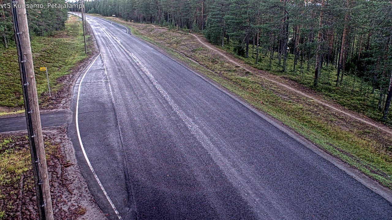 Kelikamerat Kuva Tie 5 Kuusamo, Petäjälampi, Kuusamo, Pohjois-Pohjanmaa