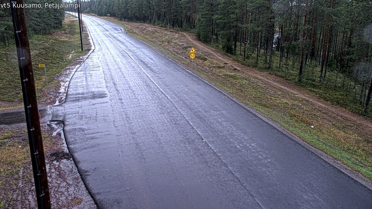 Kelikamerat Kuva Tie 5 Kuusamo, Petäjälampi, Kuusamo, Pohjois-Pohjanmaa