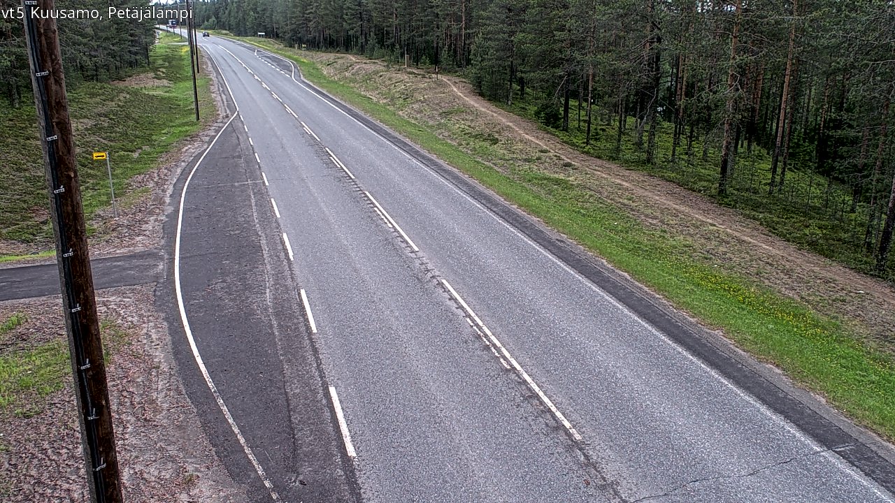 Kelikamerat Kuva Tie 5 Kuusamo, Petäjälampi, Kuusamo, Pohjois-Pohjanmaa