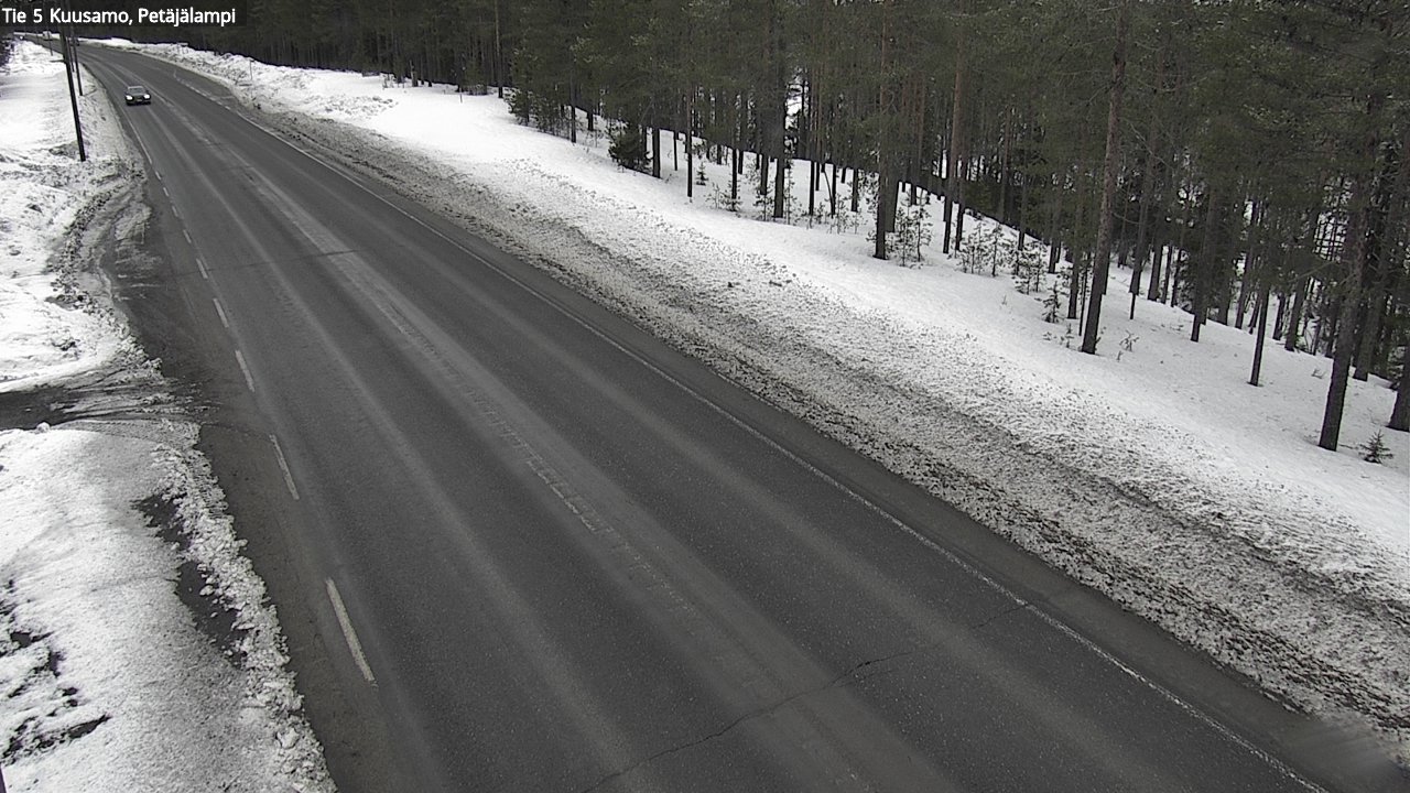 Kelikamerat Kuva Tie 5 Kuusamo, Petäjälampi, Kuusamo, Pohjois-Pohjanmaa