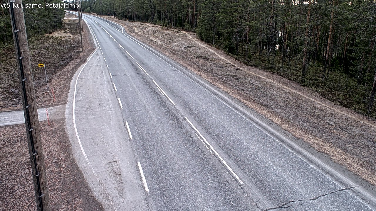 Kelikamerat Kuva Tie 5 Kuusamo, Petäjälampi, Kuusamo, Pohjois-Pohjanmaa
