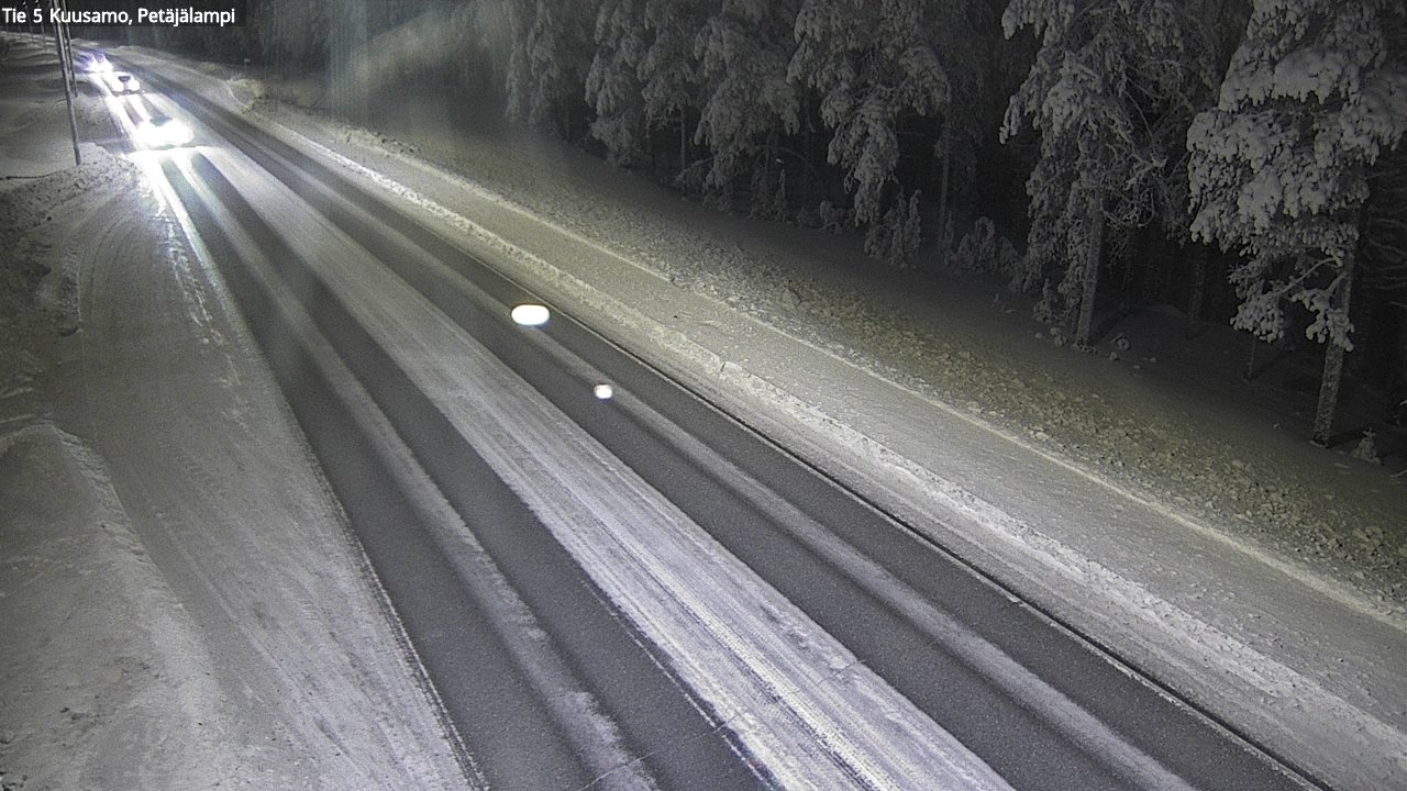Weather Camera Image Road 5 Kuusamo, Petäjälampi, Kuusamo, Pohjois-Pohjanmaa