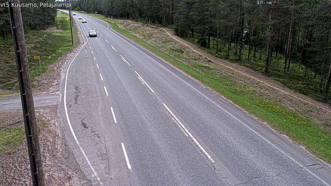Kelikamerat Kuva Tie 5 Kuusamo, Petäjälampi, Kuusamo, Pohjois-Pohjanmaa